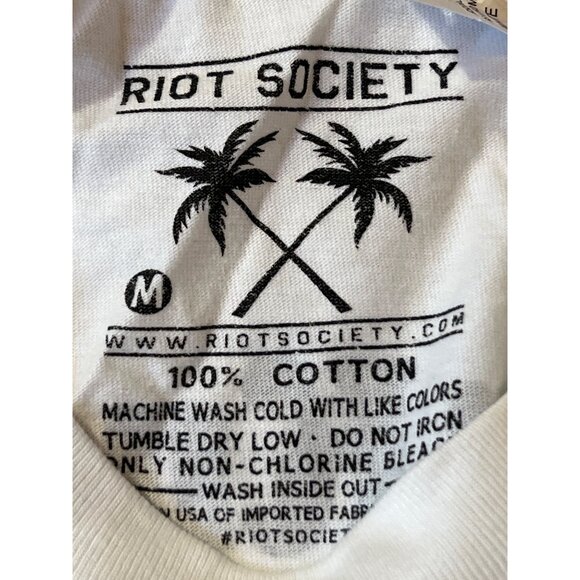 Bear Knuckle Hustle Graphic T-Shirt Size M By Riot Society - Picture 10 of 10